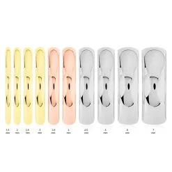 Clearance Histoire d'Or Alliance Aphroditia Demi Jonc Bombe Platine Blanc