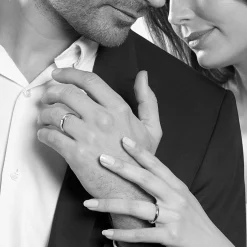 Histoire d'Or Alliance Aphroditia Ruban Plat* Bijoux Personnalisés|Bagues