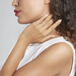 Histoire d'Or Alliance Caroline Sablee Demi Jonc Classique* Bijoux Personnalisés|Bagues