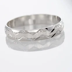 Histoire d'Or Alliance Clotilde Ruban Plat* Bijoux Personnalisés|Bagues