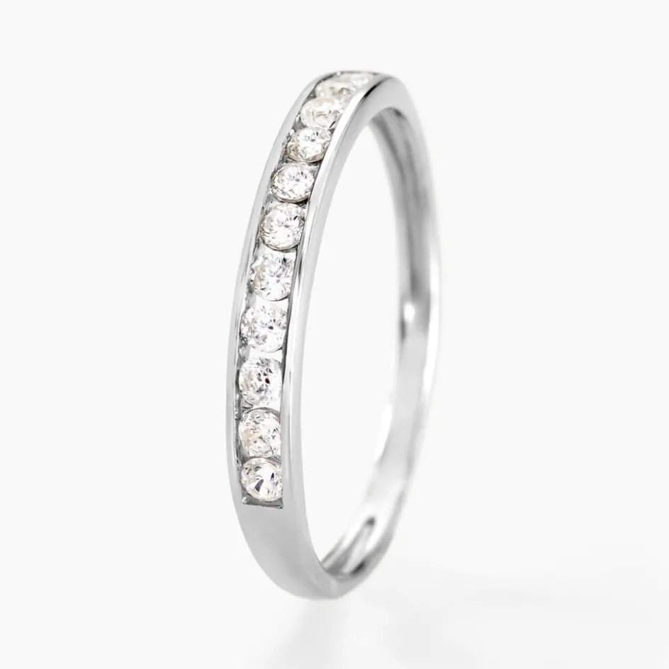 Hot Histoire d'Or Alliance Davila De Zirconium or blanc oxyde