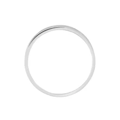 Sale Histoire d'Or Alliance Dorianne Ruban Plat Argent Blanc