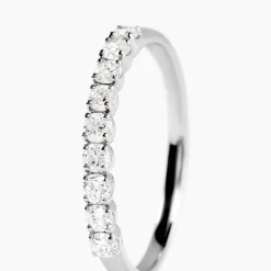 Outlet Histoire d'Or Alliance Eloisa Ld Platine Blanc Diamant Synthétique