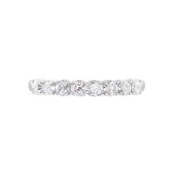 Clearance Histoire d'Or Alliance Eloisa Or Blanc Diamant Synthetique