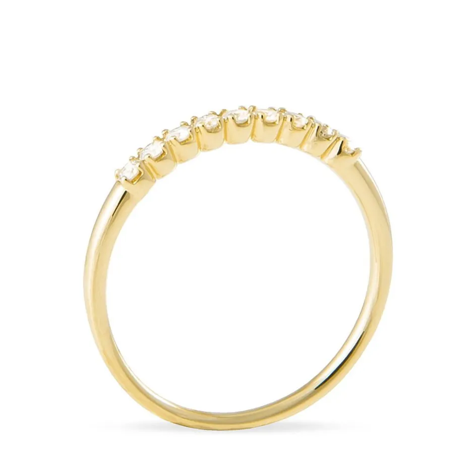 New Histoire d'Or Alliance Eloise or jaune diamant