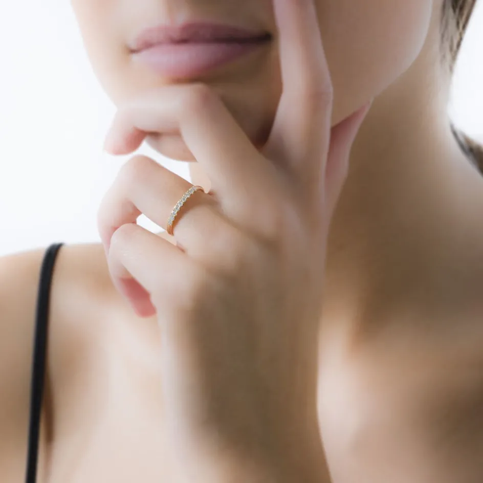 New Histoire d'Or Alliance Eloise or jaune diamant