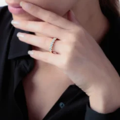 Hot Histoire d'Or Alliance Eloise or rose diamant