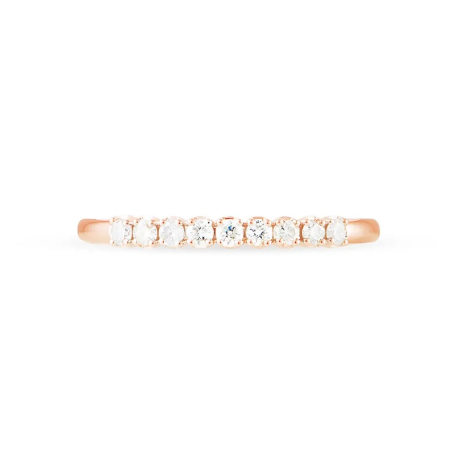 Clearance Histoire d'Or Alliance Eloise or rose diamant