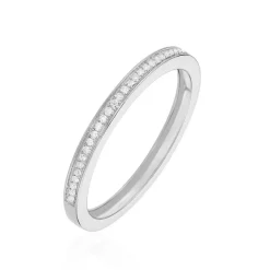 Sale Histoire d'Or Alliance Elsia Or Blanc Diamant