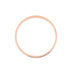 Sale Histoire d'Or Alliance Fantaisie Diamantee Ruban Plat Or Bicolore