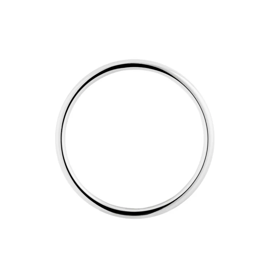 Online Histoire d'Or Alliance Isaac Demi Jonc Confort or blanc