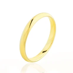 Discount Histoire d'Or Alliance Isaac Demi Jonc Confort or jaune