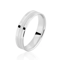 Best Histoire d'Or Alliance Isidro Ruban Sable Or Blanc