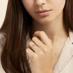 Sale Histoire d'Or Alliance Julie Ruban Classique Or Blanc