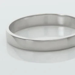 Outlet Histoire d'Or Alliance Julie Ruban Classique platine blanc