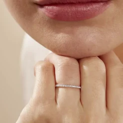 Outlet Histoire d'Or Alliance Julietta Or Blanc Oxyde De Zirconium