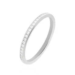 Outlet Histoire d'Or Alliance Laurie Tour Complet Or Blanc Diamant