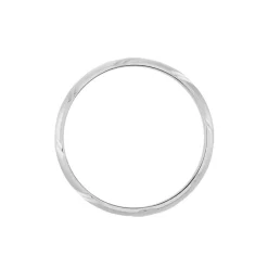 Best Histoire d'Or Alliance Marlon Demi Jonc Classique Or Blanc