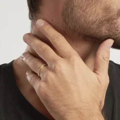 Best Histoire d'Or Alliance Marya Carree Diamantee Ruban Plat or jaune