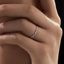 Clearance Histoire d'Or Alliance Menussa Diamantee Or Blanc