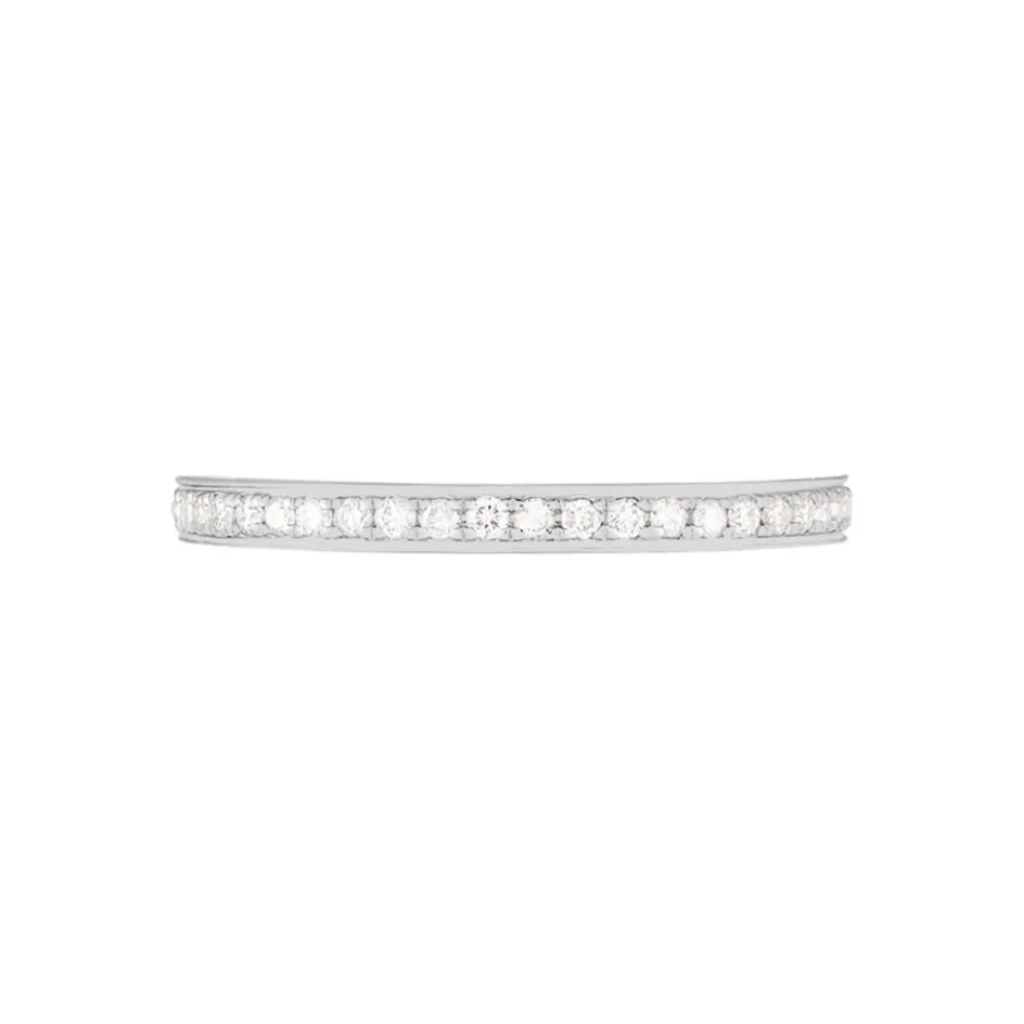 Outlet Histoire d'Or Alliance Rhea Tour Complet Or Blanc Diamant