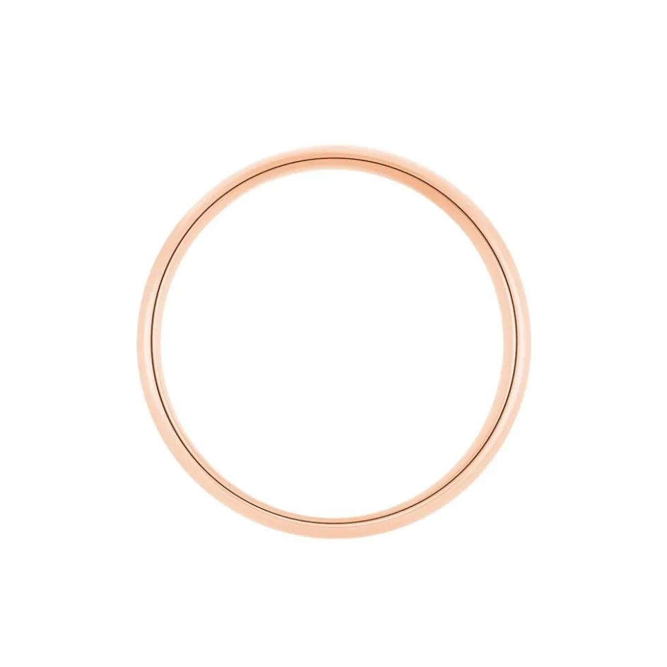 Hot Histoire d'Or Alliance Sonia Demi Jonc Confort or rose