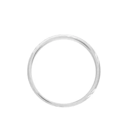 Best Histoire d'Or Alliance Soriya Demi Jonc Classique Argent Blanc