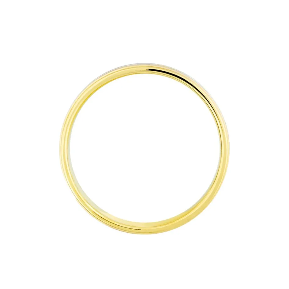 Sale Histoire d'Or Alliance Triade Ruban Plat Or Tricolore