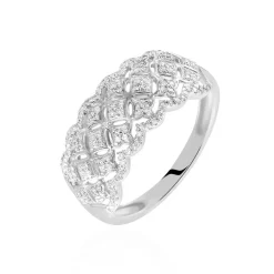 Sale Histoire d'Or Bague Abbas Or Blanc Diamant