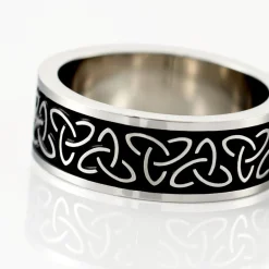 Clearance Histoire d'Or Bague Acier Blanc Ugo