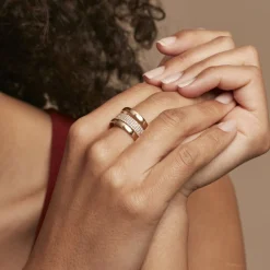 Outlet Histoire d'Or Bague Adelicia Plaqué Or Jaune Oxyde De Zirconium