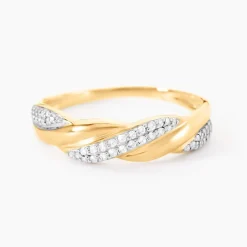 Best Histoire d'Or Bague Admète Or Jaune Diamant