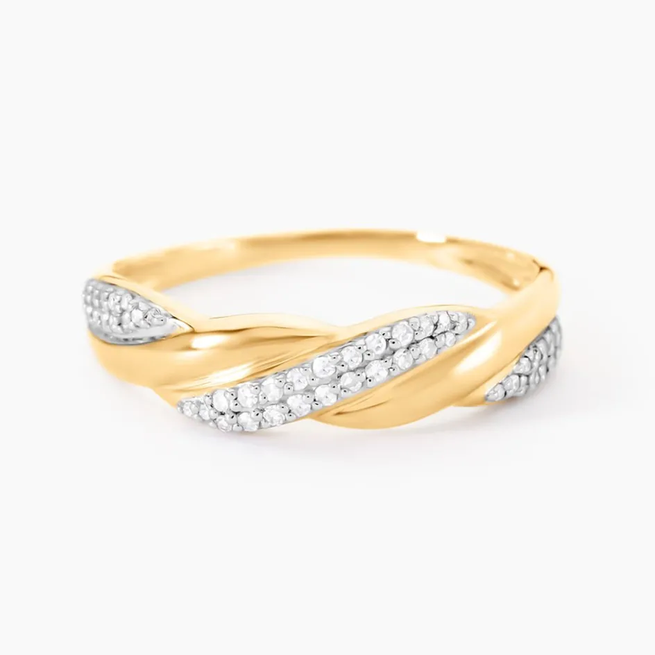 Best Histoire d'Or Bague Admète Or Jaune Diamant