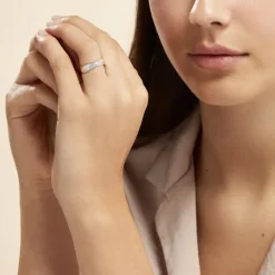 Sale Histoire d'Or Bague Aglae De Zirconium or blanc oxyde