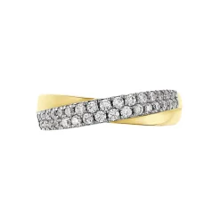 Clearance Histoire d'Or Bague Aglae De Zirconium or jaune oxyde