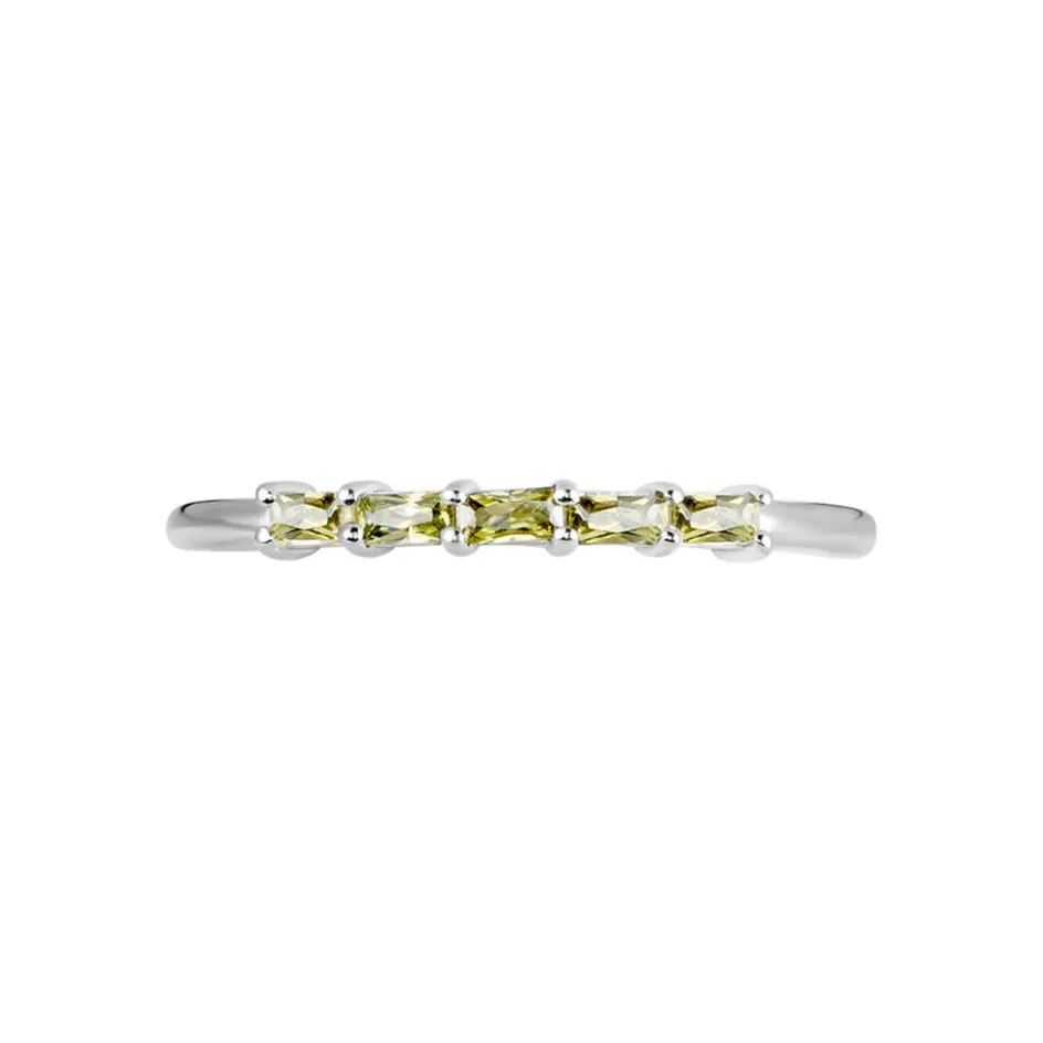 Outlet Histoire d'Or Bague Alexander Argent Blanc Oxyde De Zirconium