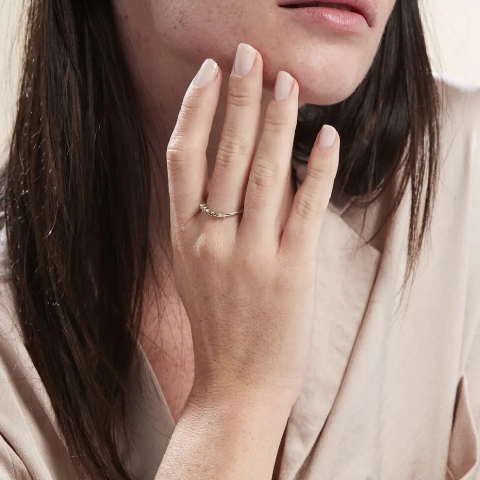 Outlet Histoire d'Or Bague Alexander Argent Blanc Oxyde De Zirconium