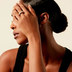 Sale Histoire d'Or Bague Amae Plaque Or Jaune