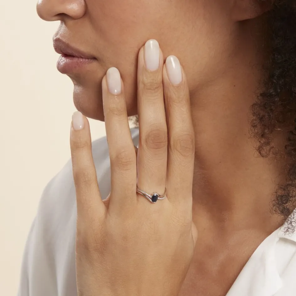 Histoire d'Or Bague Anja Et Diamant* Bagues|Bagues Avec Pierre