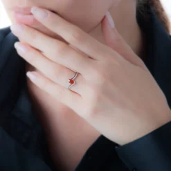 Clearance Histoire d'Or Bague Anja Or Jaune Topaze Et Diamant