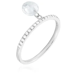 Sale Histoire d'Or Bague Aodh Argent Blanc Oxyde De Zirconium