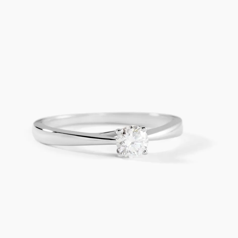 Best Histoire d'Or Bague Aphrodite Ld Platine Blanc Diamant Synthétique