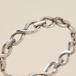 Outlet Histoire d'Or Bague Aquila Argent Blanc