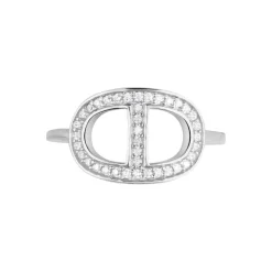 Sale Histoire d'Or Bague Argent Blanc Caprina Oxydes De Zirconium