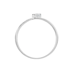 Clearance Histoire d'Or Bague Armelle De Zirconium or blanc oxyde