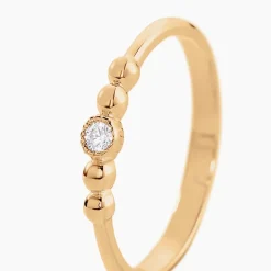 Clearance Histoire d'Or Bague Aura Plaqué Or Jaune Oxyde De Zirconium