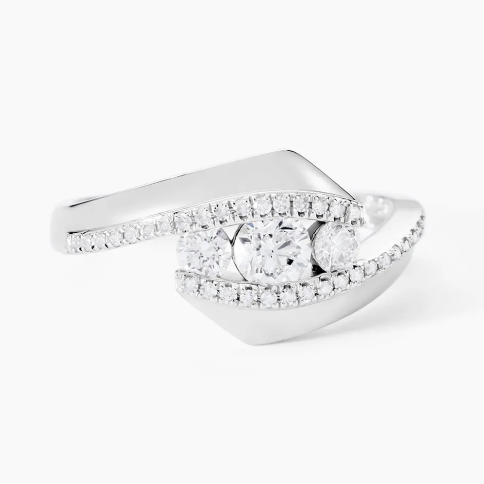 Sale Histoire d'Or Bague Barbara Or Blanc Diamant