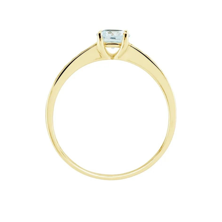 Histoire d'Or Bague Carrol Or Jaune Topaze Oxyde De Zirconium* Bagues|Bagues Avec Pierre