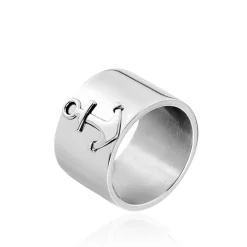 Sale Histoire d'Or Bague Cedric Acier Blanc