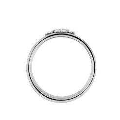Sale Histoire d'Or Bague Cedric Acier Blanc